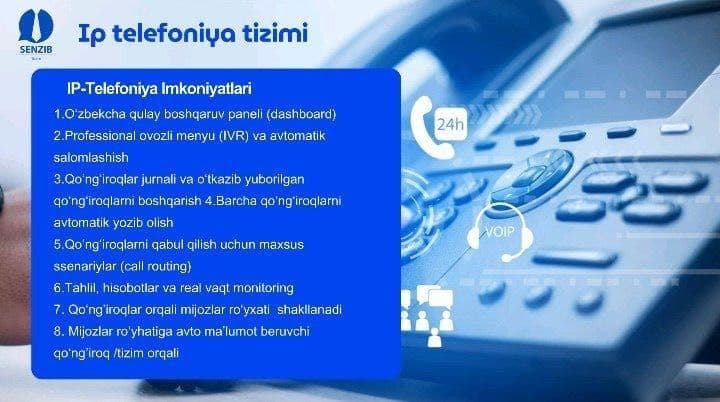 “CRM o‘rnatamiz” “IP telefoniya ulash” “Call center uchun CRM” — 3