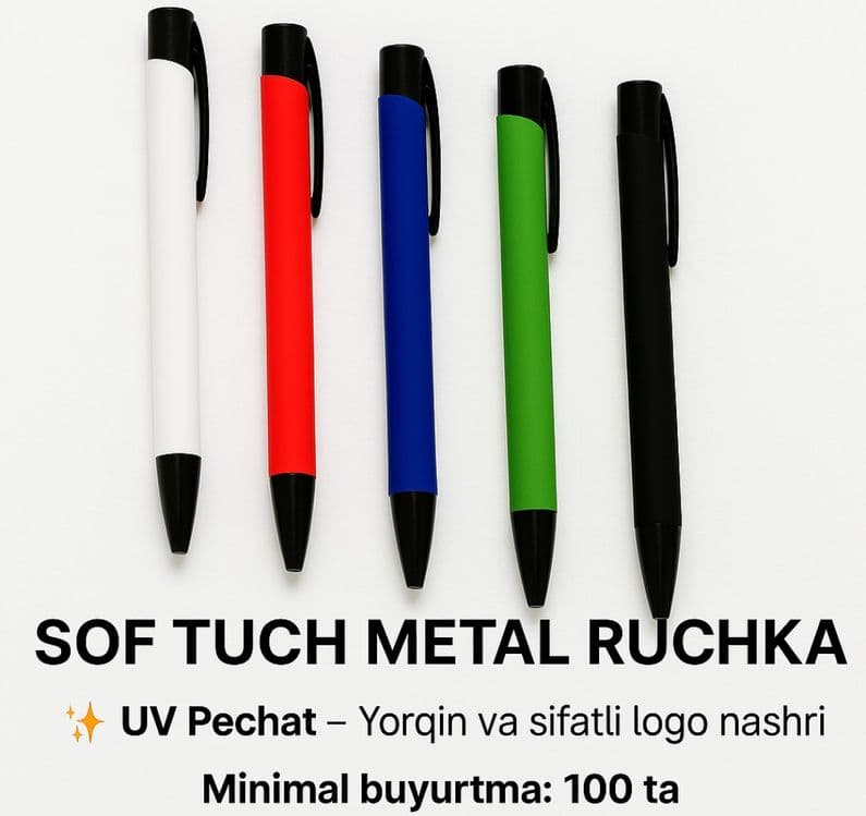 Ruchkaga logo bosish reklama sovg‘a, reklama Poligrafiya xizmati — 2