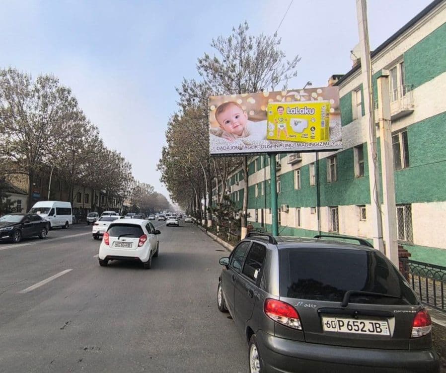 Andijonda bilbordlarda reklama//tashqi reklama xizmati — 2