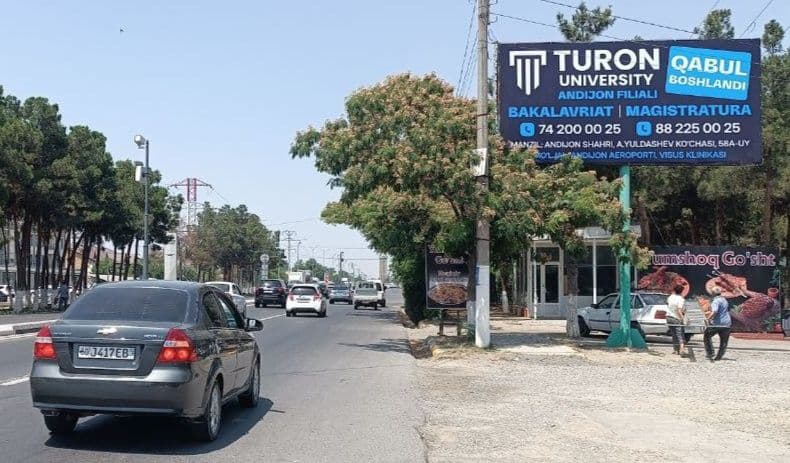 Andijonda bilbordlarda reklama//tashqi reklama xizmati — 6