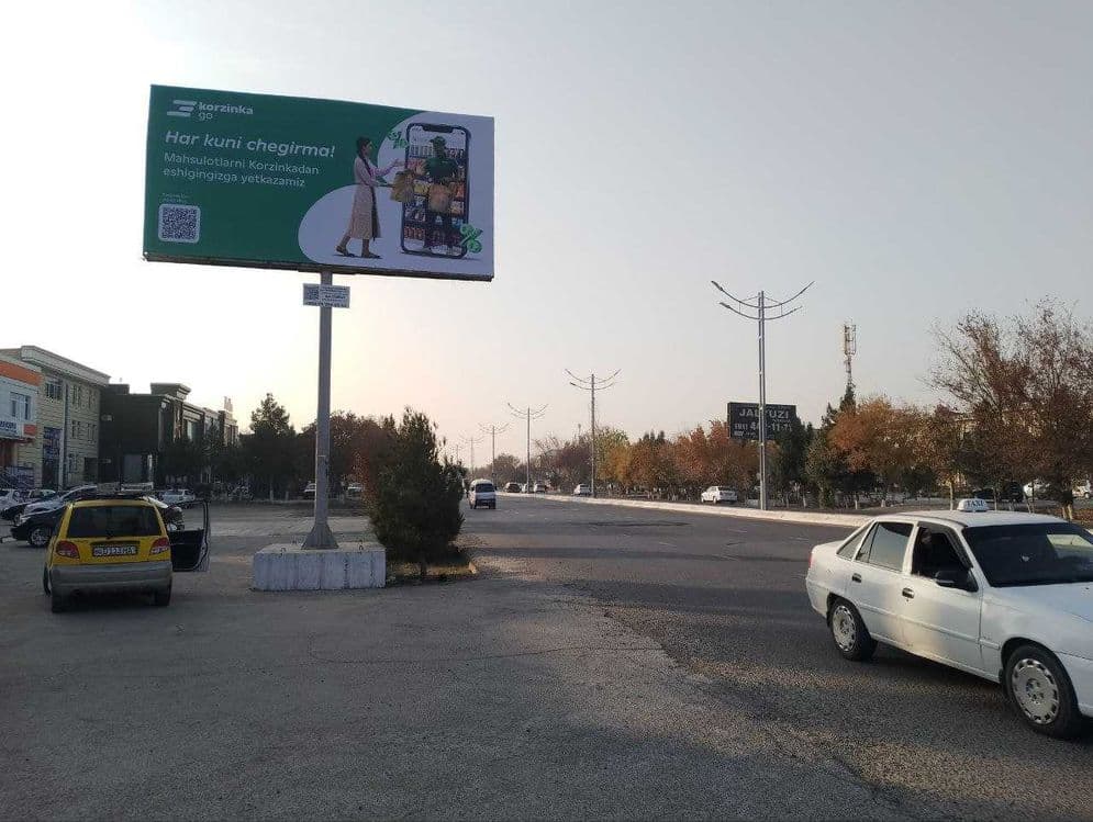 Vodiyda bilbord. Led ekran reklama| tashqi reklama  | Реклама в долине — 5