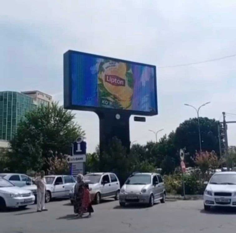 Vodiyda bilbord. Led ekran reklama| tashqi reklama  | Реклама в долине — 8