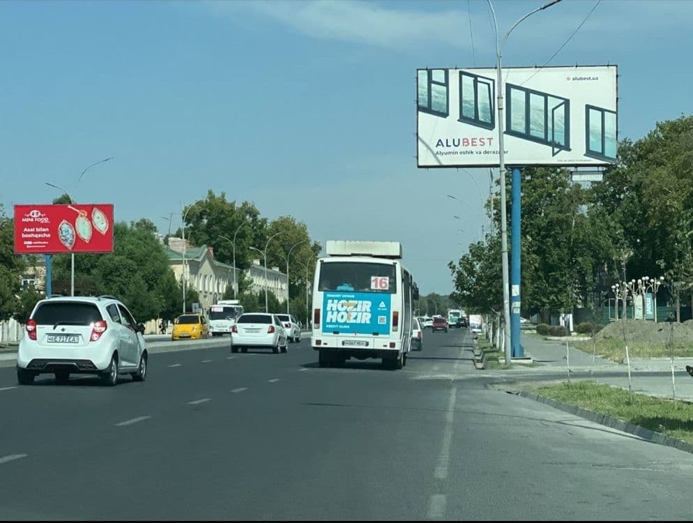 Бухоро //лед экран, билборд — 2