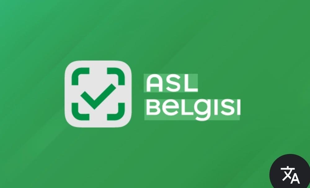Asl belgisini avtomatlashtiramiz — 1