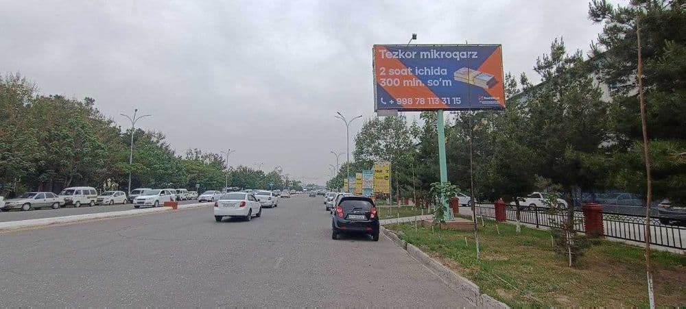 Bilbord, Led ekranlarda reklama — Jizzax • Реклама на билбордах — 8