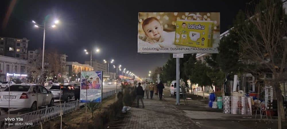 Jizzaxda bilbordlarda reklama//led ekranlarda reklama//tashqi reklama — 7