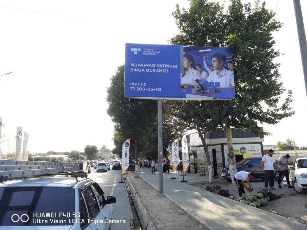 Ташки реклама //Tashqi reklama //Bilbord //Билборд //Баннер //Qarshi// — 4