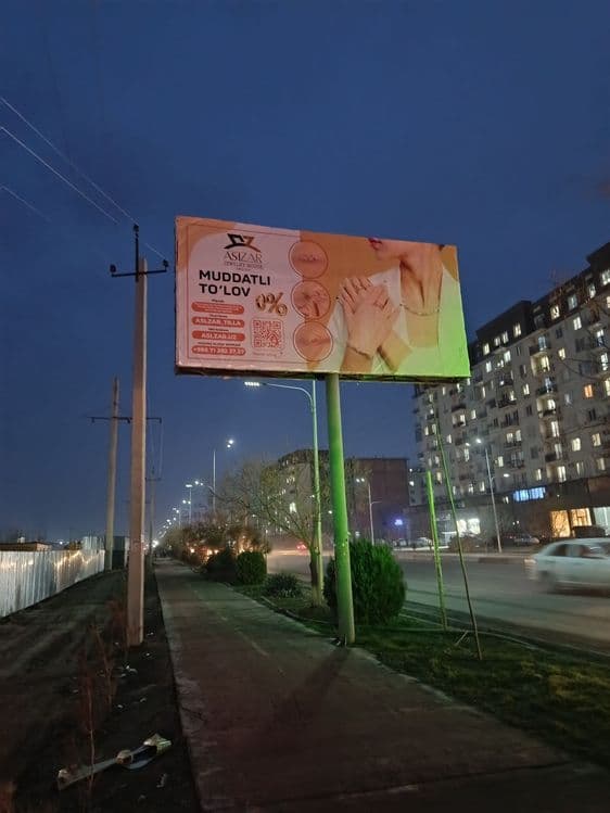Республика буйлаб, ташки реклама // лэд экранларда // билбордларда — 6