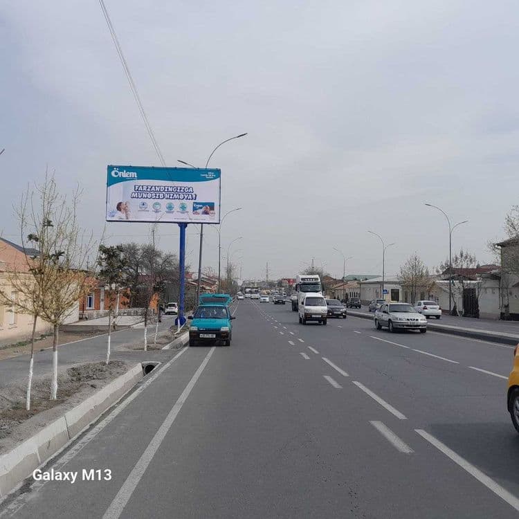 Bilbordlarda reklama Navoida / Реклама на билбордах — 2