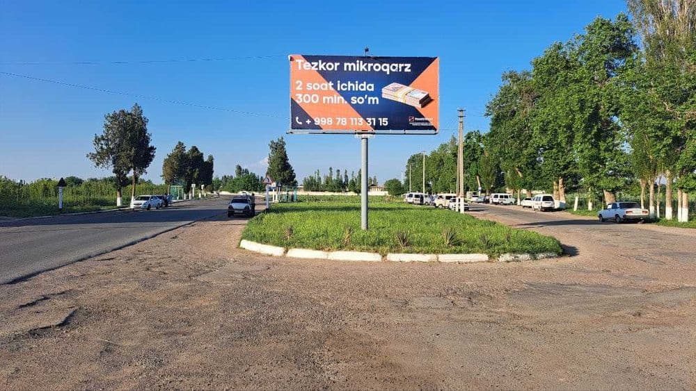 Bilbordlarda reklama Navoida / Реклама на билбордах — 3