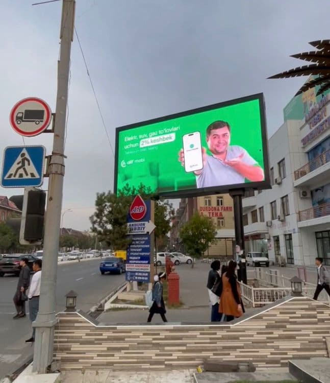 Led ekran, Bilbord reklama Namangan | Реклама на билбордах, Лед экраны — 8