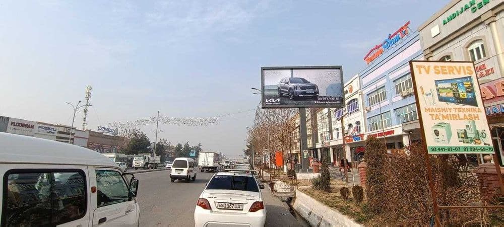 Bilbordlarda reklama | Bilbordlar Nukusda | Реклама на билбордах Нукус — 1