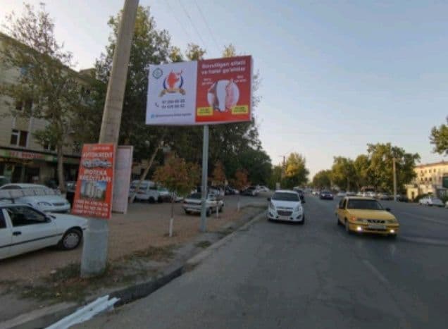 Самарканд // билборд// лэд экран// ташки реклама // республика бу́йлаб — 4