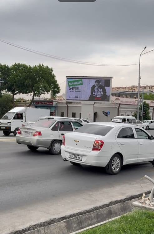 //Самарканд //Samarqand//Bilbord//Led ekran//Avtobus//Наружная реклама — 1