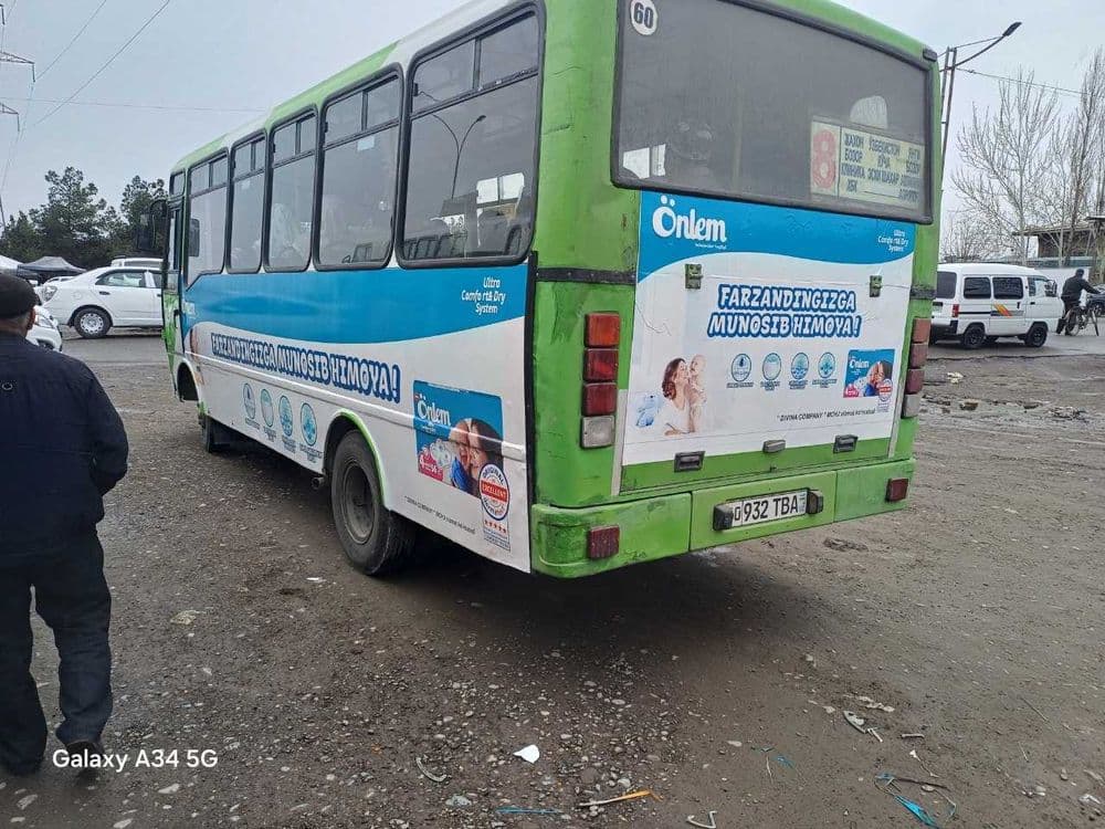 Avtobuslarga reklama joylash xizmati / Реклама на автобусах — 4
