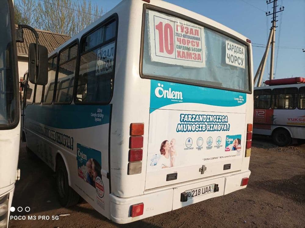 Avtobuslarga reklama joylash xizmati / Реклама на автобусах — 5
