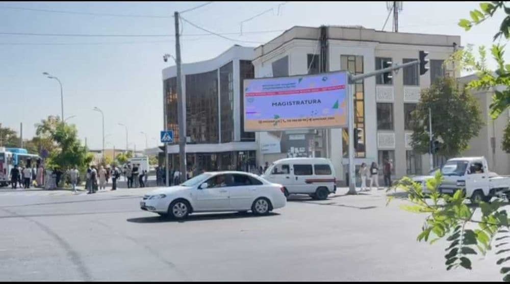 Samarqanda led ekranlarda reklama /Рекламa на лед экранах в Самарканде — 2