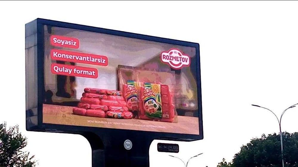 Samarqanda led ekranlarda reklama /Рекламa на лед экранах в Самарканде — 5
