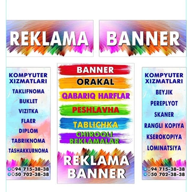 Tashqi va ichki reklama xizmati — 1