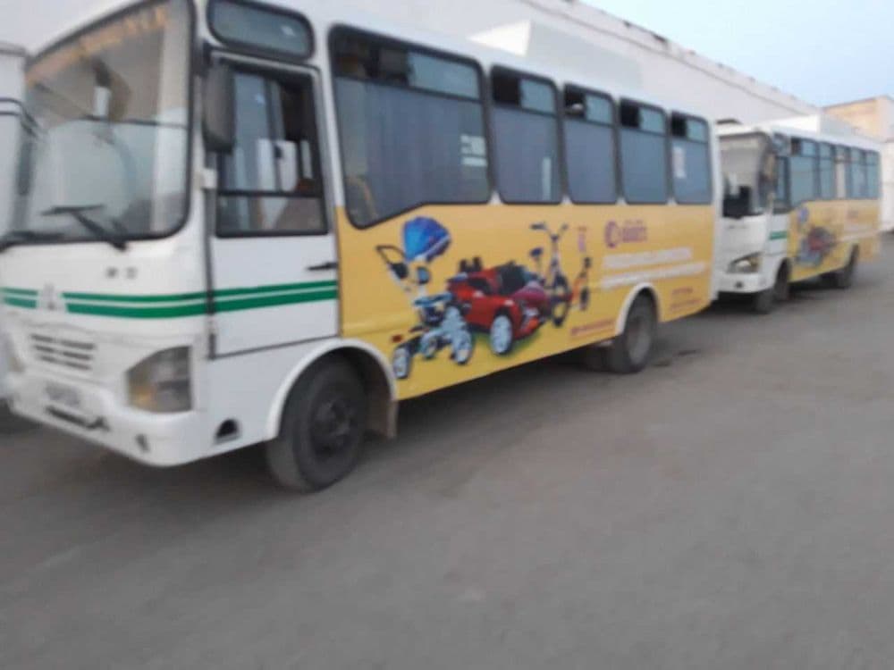 Avtobus tashqi reklama | Размещение рекламы на автобусах — 2