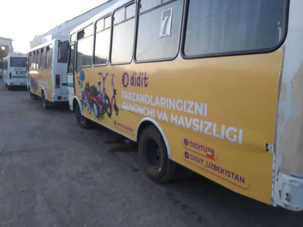 Avtobus tashqi reklama | Размещение рекламы на автобусах — 3