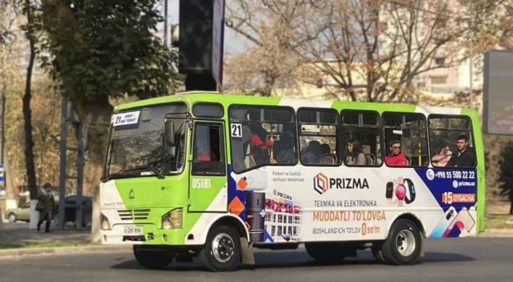 Avtobus tashqi reklama | Размещение рекламы на автобусах — 4