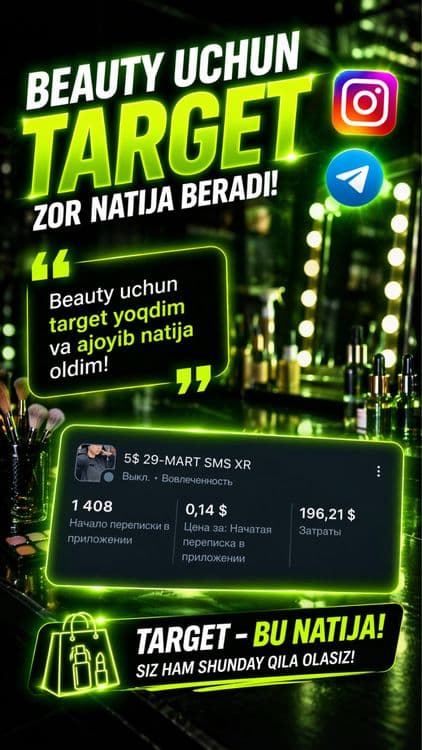 Zayavkalar va lidlar olib kelaman target orqali Targetolog man — 5