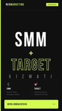 SMM Target xizmatlari | Tashkent
