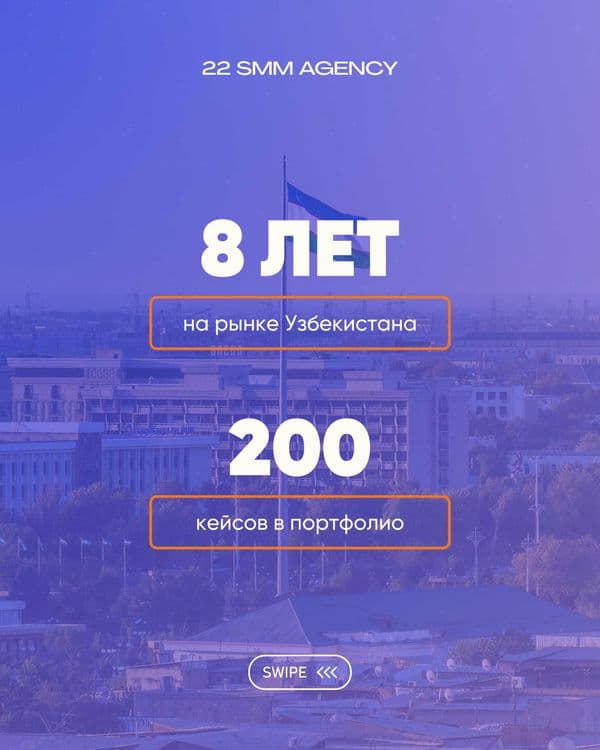 SMM-продвижение. SMM xizmati. Более 200 проектов в портфолио. — 3