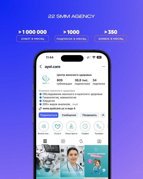 SMM-продвижение. SMM xizmati. Более 200 проектов в портфолио. — 4