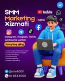 SMM xizmati (Instagram, Telegram, Youtube, TikTok)