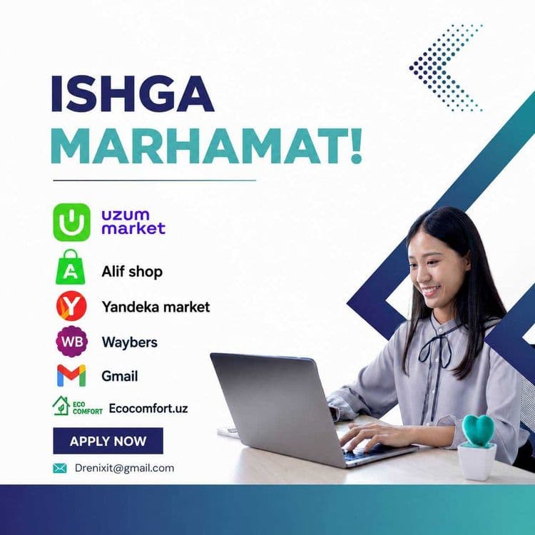 Marketpleys orqali savdo yunalishiga ishga xodim kerak — 1