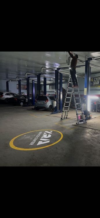 Гобо проектор 100W — реклама на асфальте и фасаде — 2