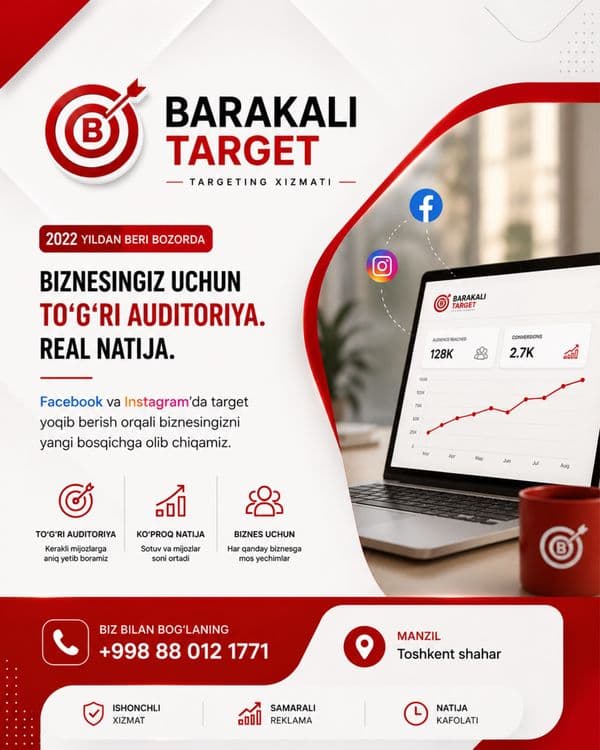 Smm Xizmatlari Target Xizmatlari