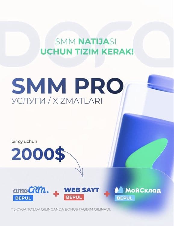 Shaxiy Brend | Marketing | SMM Toshkent Natija 100% — 1