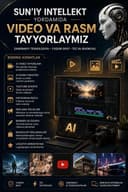 Sun'iy Intellektda Video va Reklama Yasash