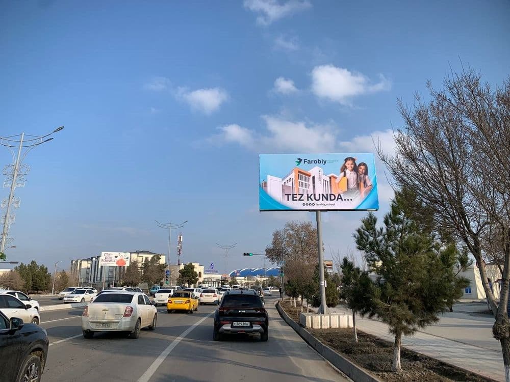 Vodiy Avtobus(Isuzu) larda va bilbordlarda reklama — 5