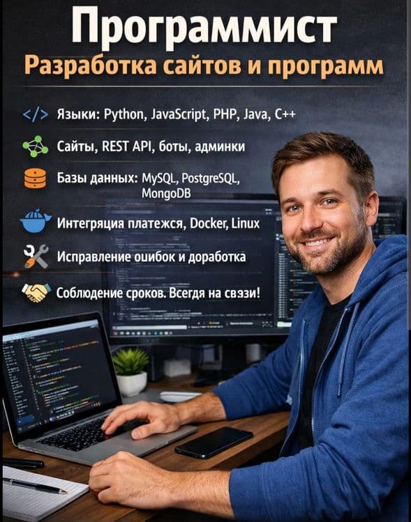 Программист дастурлаш хизмати 24/7 — 1