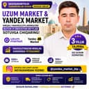 Uzum market va yandex market da sotuvchi bulib  uchun yozing