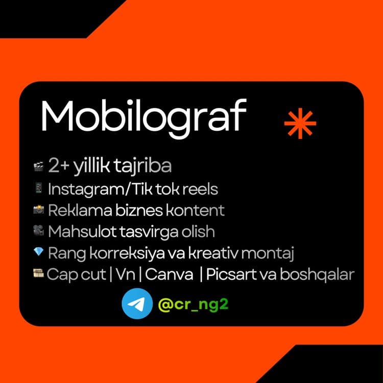 Mobilograf XIZMATI — 1