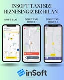 Taxi Programa dasturi, Taksometr,Taxi biznes. taxi driver, InSoft taxi