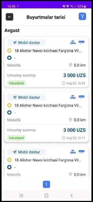 Taxi Programa dasturi, Taksometr,Taxi biznes. taxi driver, InSoft taxi — 3