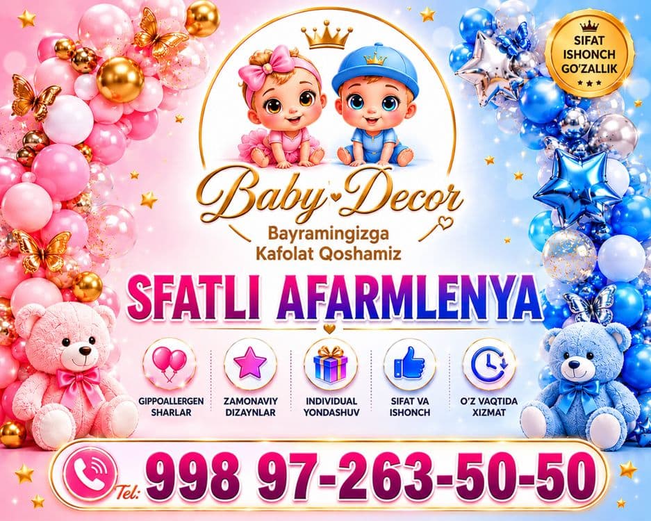 Afarmleniya Decor Tashkent