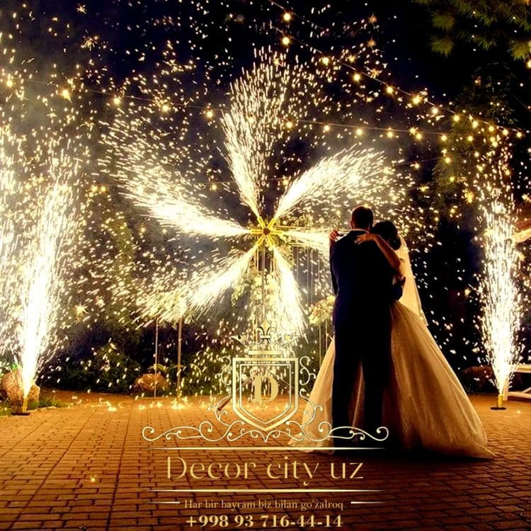 Marry me va to’ylar uchun sovuq favvora xizmati — 2