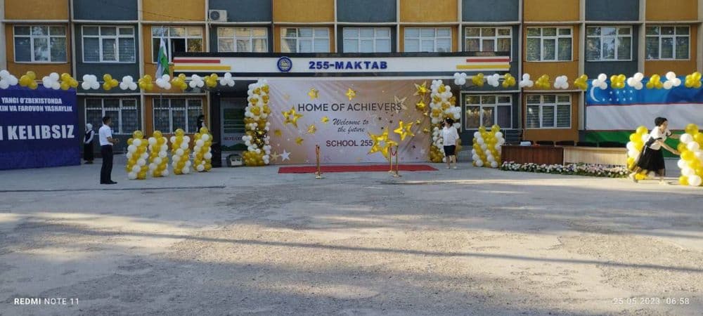 25-may, bitiruv, выпускной, оформления шарами, shar ofarmleniyasi — 6