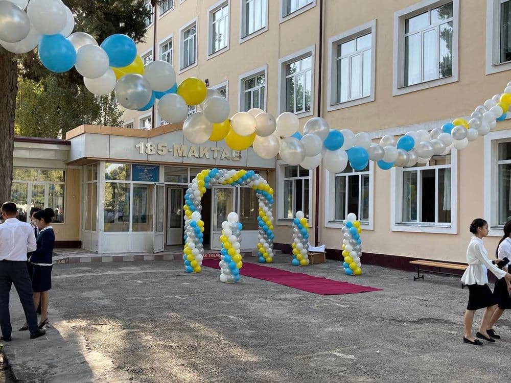 25-may, bitiruv, выпускной, оформления шарами, shar ofarmleniyasi — 5
