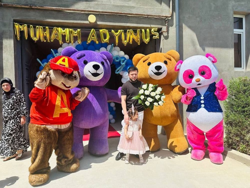 Ayiqlar Animatorlar xizmati Toshkent Teddi shou oformileniya shar — 6