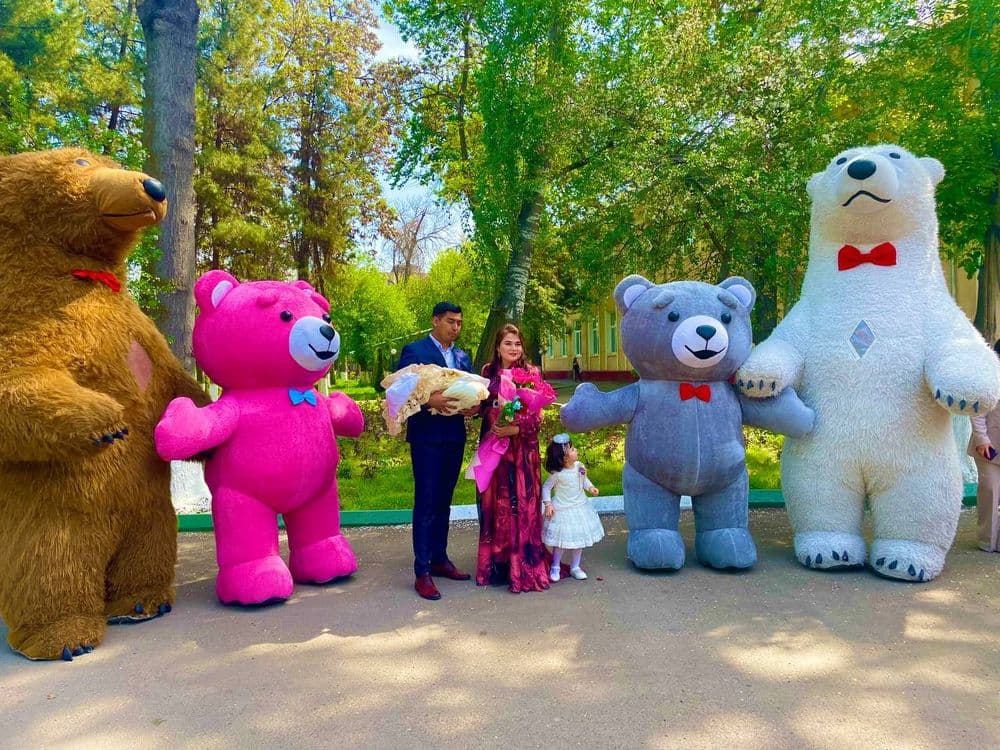 Ayiqlar Xizmati oformileniya медведь Тедди оформления шарики Teddy sho — 1