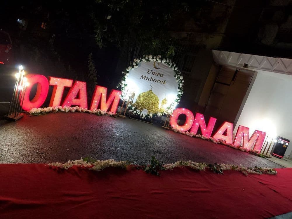 Umra muborak oformleniya.  Onajon otajon yozuvlari — 5