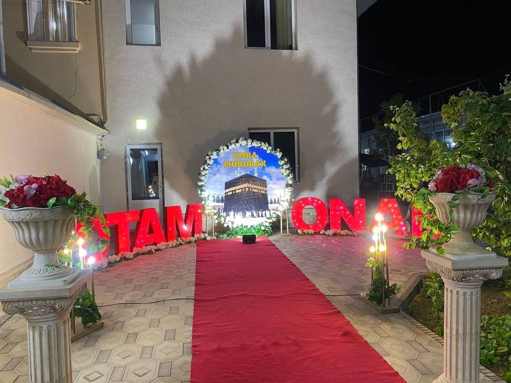 Umra muborak oformleniya.  Onajon otajon yozuvlari — 6